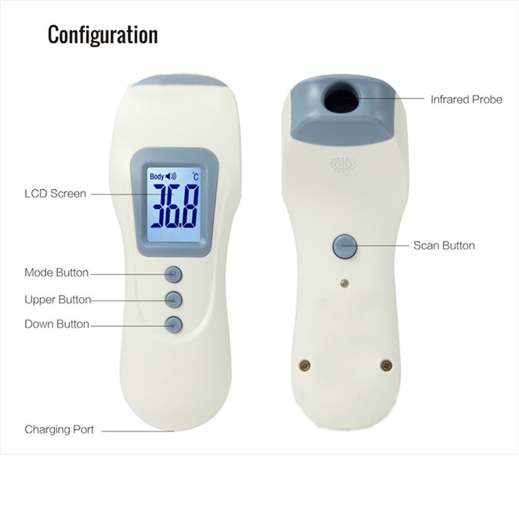 Chargeable Baby Infant Digital Thermometer Non-Contact Infrared IR Thermometers Forehead Thermometer-4