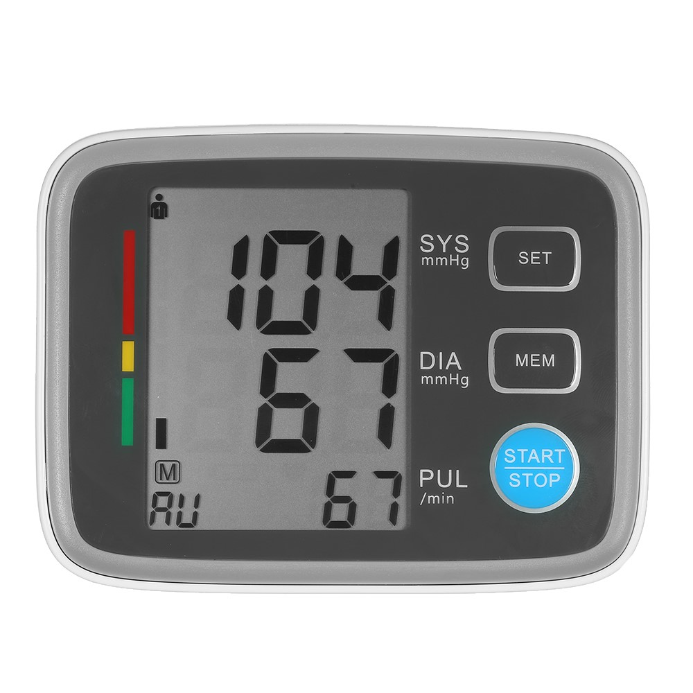 U80EH FDA LCD Upper Arm Automatic Blood Pressure Monitor Measurement Heart Beat Meter Tonometer-2