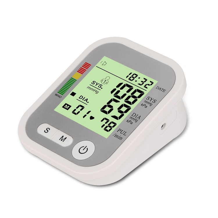 RAK288 Blood Pressure Monitor Accurate Automatic Upper Arm Bp Machine Pulse Rate Monitoring Meter with LCD & Talking Mode-2