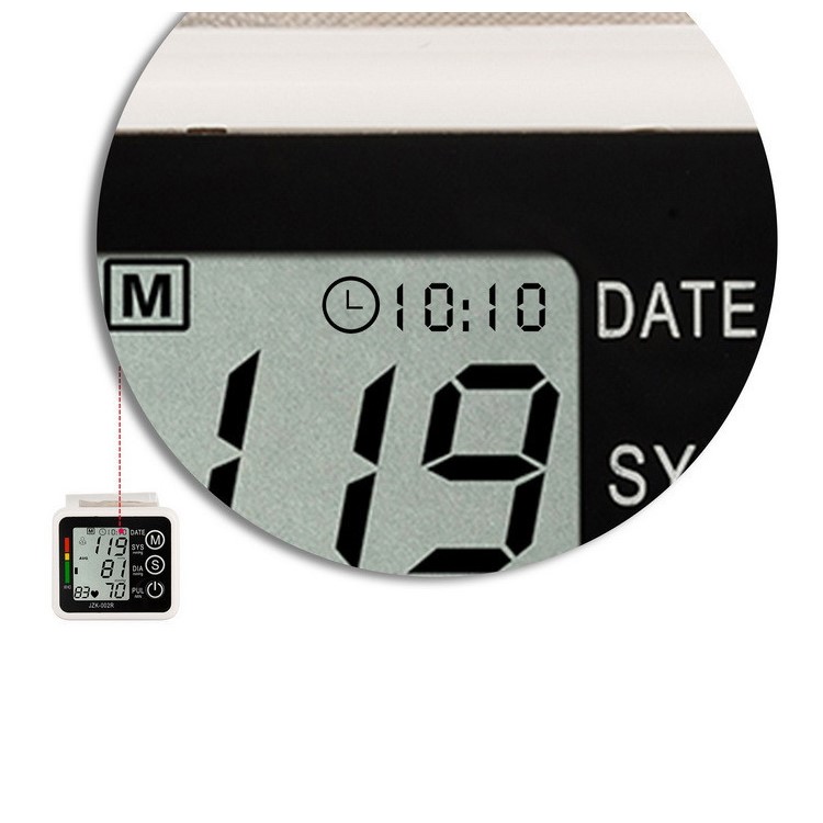 JZIKI Wrist Blood Pressure Monitor Health Care HB Arrhythmia Detection (Voice) jzk-002-11