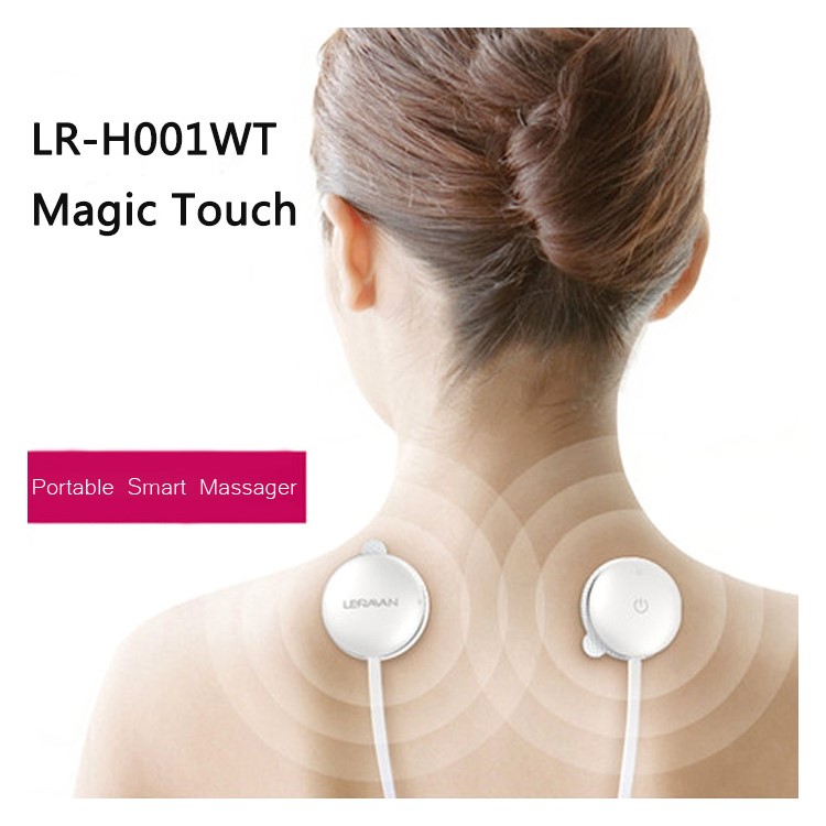 LERAVAN Portable Smart Massager 5 Modes Magic Touch Pad Sticker App Control Massage Tool-1