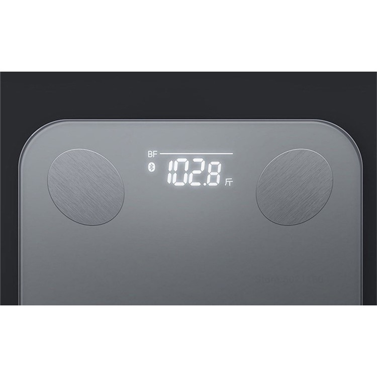 Mini Smart Bluetooth App Control Fat Scale Digital BMI Health Analyzer Weighing Tool - White-5