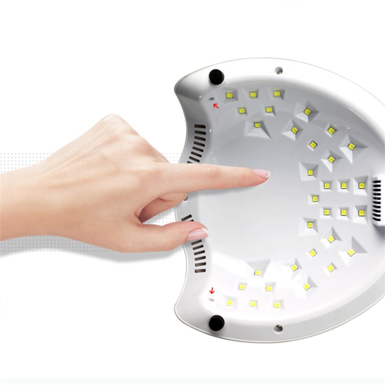 48W Nail Lamp Double Light Auto Sensor Manicure UV Lamp LED Lamp Nail Dryer - EU Plug-3