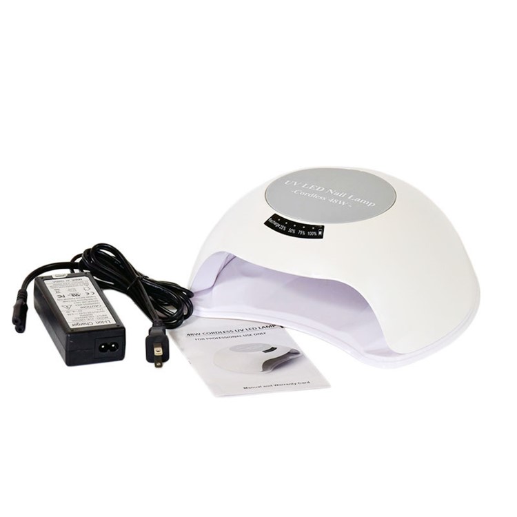 48W Nail Lamp Double Light Auto Sensor Manicure UV Lamp LED Lamp Nail Dryer - EU Plug-7