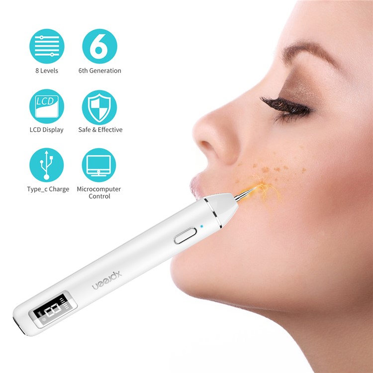 XPREEN XPRE061 Removedor De Manchas Oscuras Tatuaje De Verrugas Mole Topo Removedor Con Pantalla LCD Y Foco-2