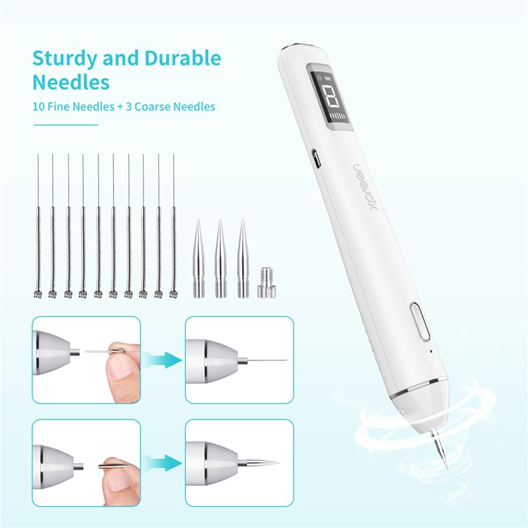 XPREEN XPRE061 Removedor De Manchas Oscuras Tatuaje De Verrugas Mole Topo Removedor Con Pantalla LCD Y Foco-6