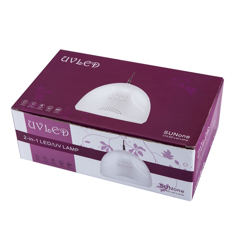 48W/24W UV LED Nail Light for Gel Nail Polish Quick Dry (TY-121) - White / EU Plug-17