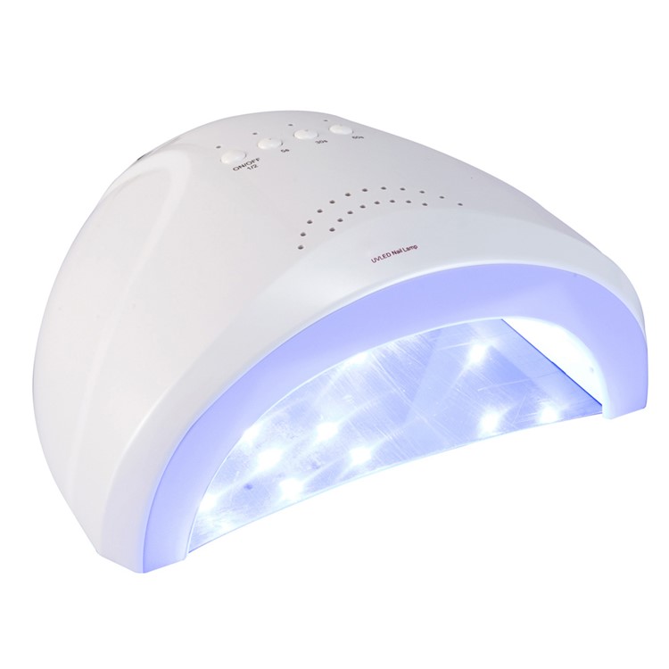 48W/24W UV LED Nail Light for Gel Nail Polish Quick Dry (TY-121) - White / EU Plug-9