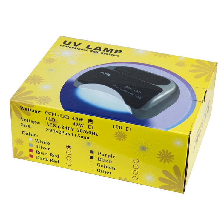 48W LED CCFL UV Lamp Light (TY-03) - Black / US Plug-8