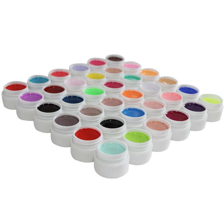 36 Colors 5ml UV Gel False Nail Art Tips Decoration - Pure Color UV Gel-3