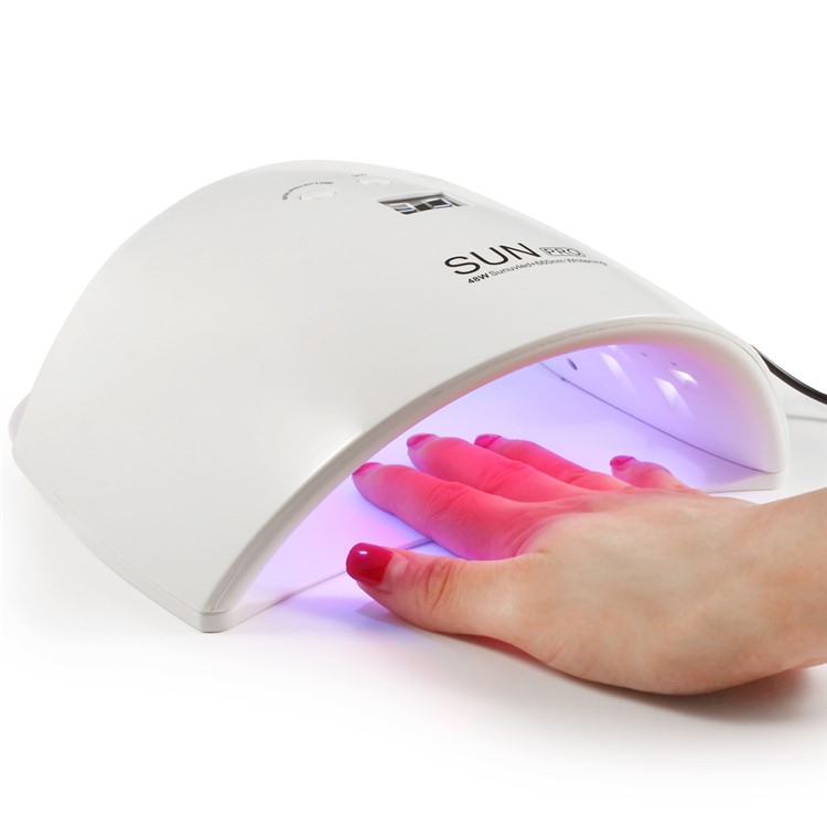 SUN PRO 48W Portable UV LED Light Nail Dryer Lamp with LCD Display - EU Plug-2