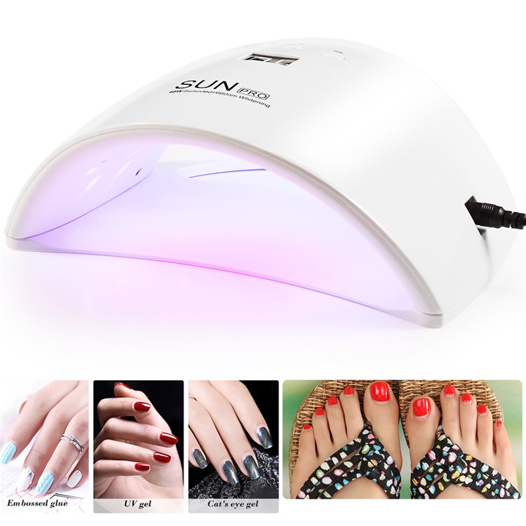 SUN PRO 48W Portable UV LED Light Nail Dryer Lamp with LCD Display - EU Plug-3