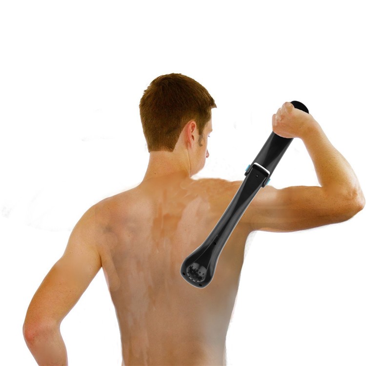 KJ-B3 180 Degrees Foldable Handle Electric Back Hair Shaver Remover-6