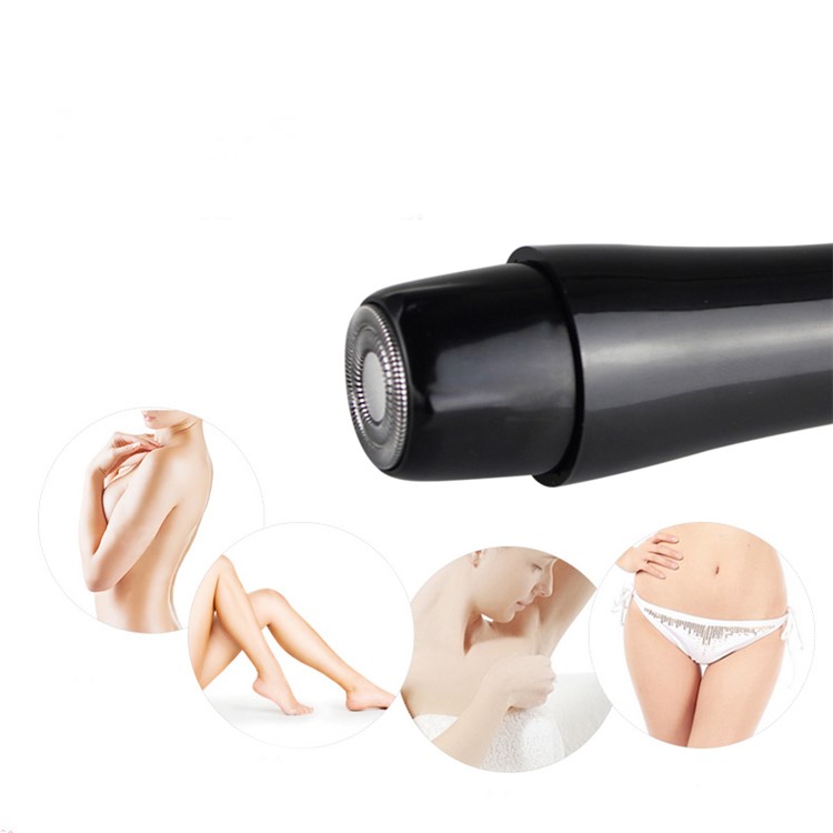 2-in-1 Nose Trimmer Shaver Epilator Shaver Cordless Shaver Wet and Dry Use - Black-3