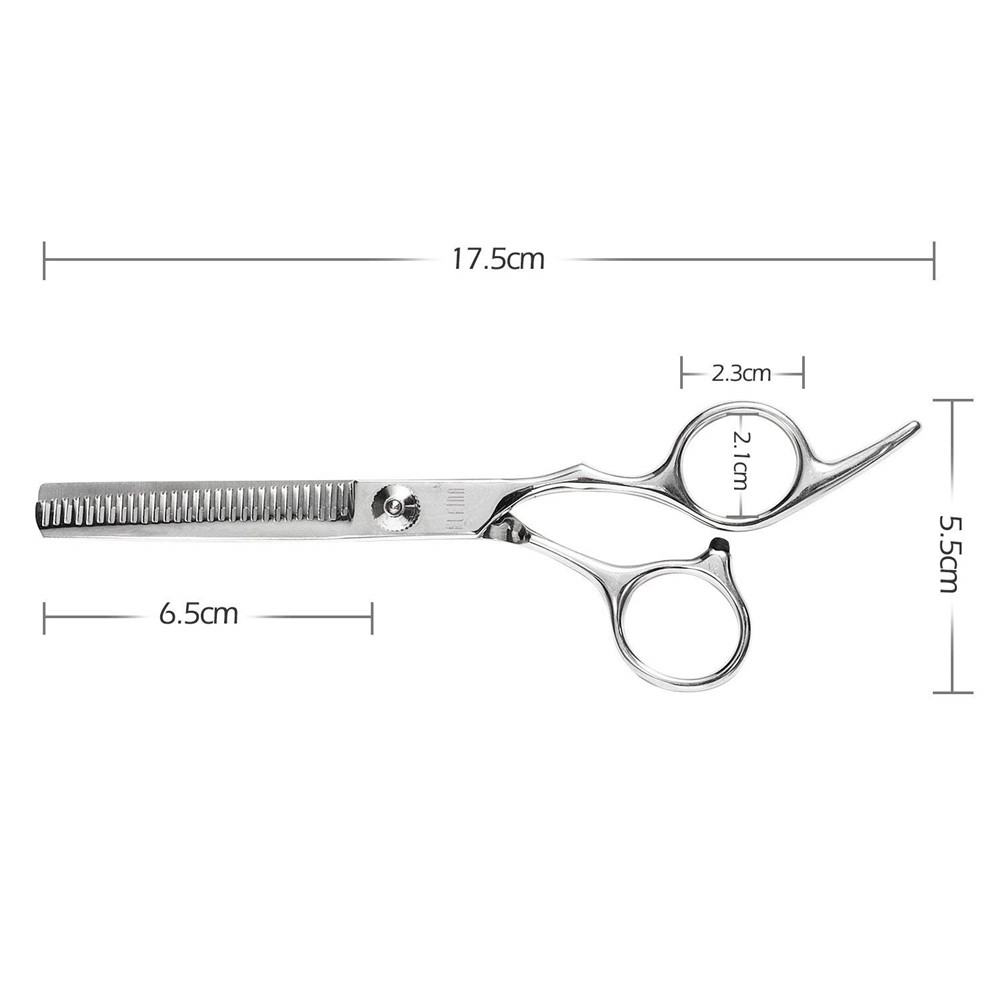 Pack of 6 Inch Hair Cutting Scissors and Barber Thinning Shears-6