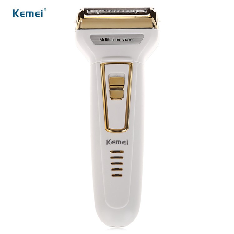 KEMEI KM-6557 Professional Electric Rechargeable Shaver & Nose Trimmer Beard Hair Clipper-1