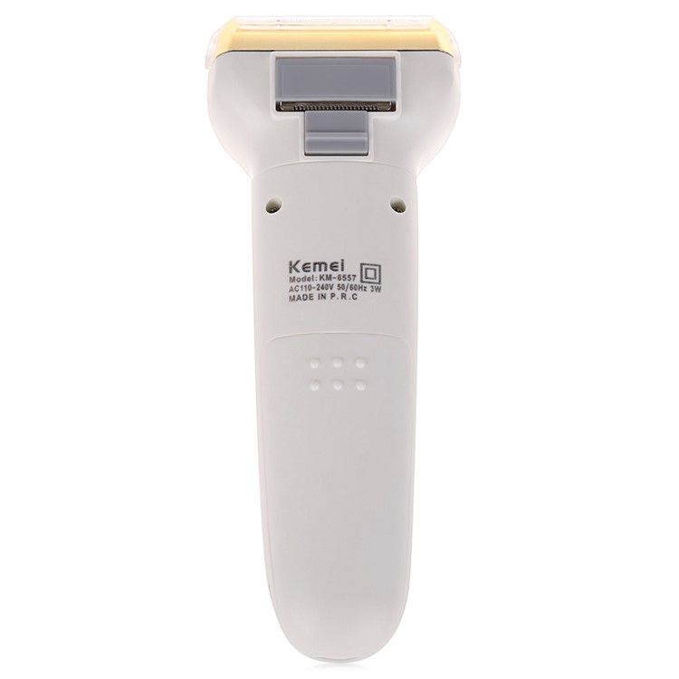 KEMEI KM-6557 Professional Electric Rechargeable Shaver & Nose Trimmer Beard Hair Clipper-8