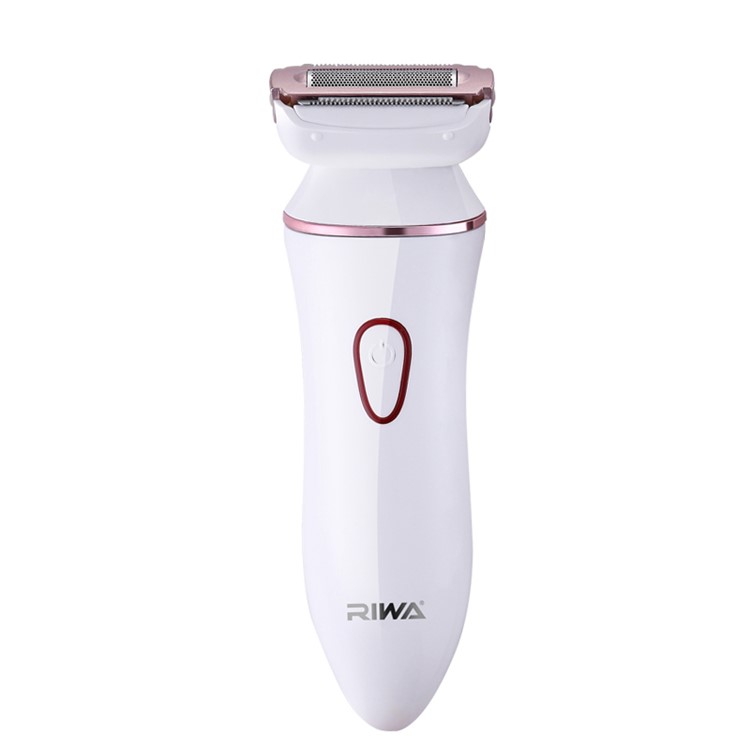 RIWA RF - 1202 IPX7 Waterproof Electric Facial Cleaning Brush Lady Shaver - Rose Gold / US Plug-4