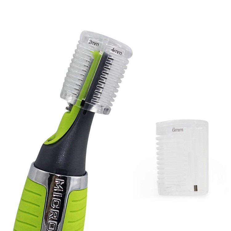 Nose Ear Eyebrow Sideburns Personal Hair Shaver Trimmer with LED Light-2