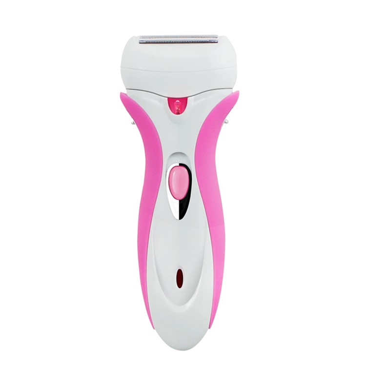 4-in-1 Rechargeable Cordless Electric Shaver Hair Removal Epilator Foot Callus Remover - Pink / EU Plug-5