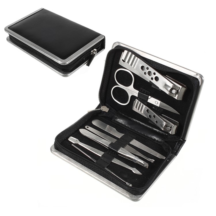 8-in-1 Scissor Nail Clipper Ear Pick Eyebrow Clip Utility Cleaner Grooming Tool-1