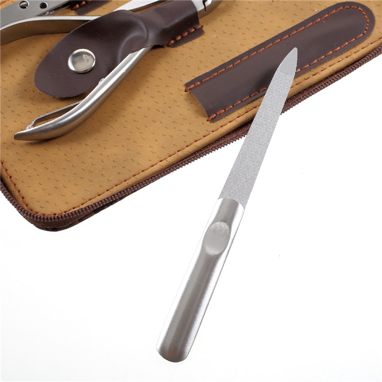 9-in-1 Premium Smiling Nail Clippers Scissors Dead Skin Plier Beautify Manicure Tool Set-6
