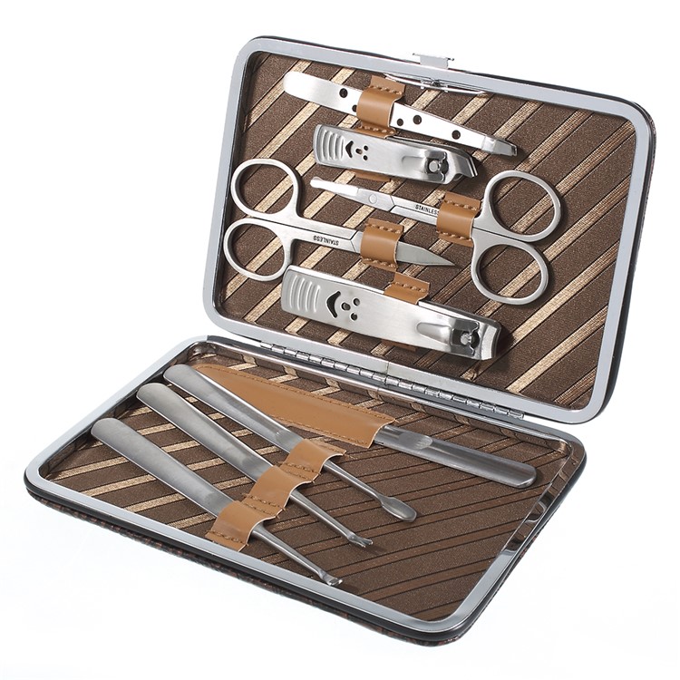 9-in-1 Premium Nail Clipper Scissor Ear Pick Eyebrow Clip Cleaner Beautify Grooming Tool Kit-3