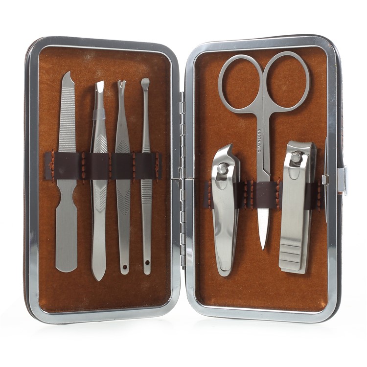 7-in-1 Scissor Nail Clipper Ear Pick Scissors Utility Cleaner Grooming Tool-1