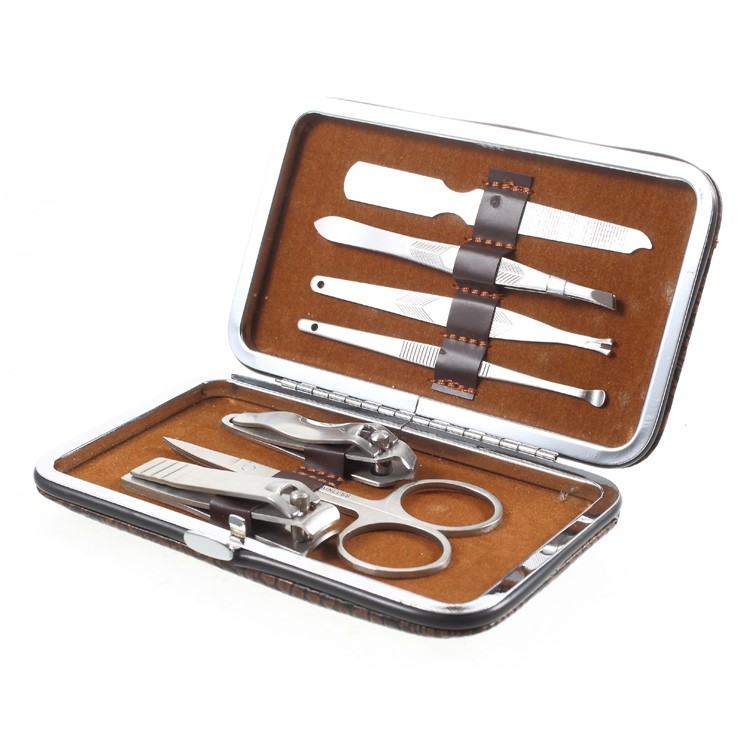 7-in-1 Scissor Nail Clipper Ear Pick Scissors Utility Cleaner Grooming Tool-7