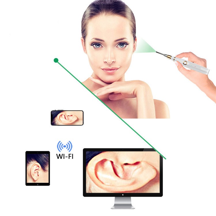 3.9mm 720P Wireless HD WiFi Visual Ear Otoscope Camera Endoscope-9