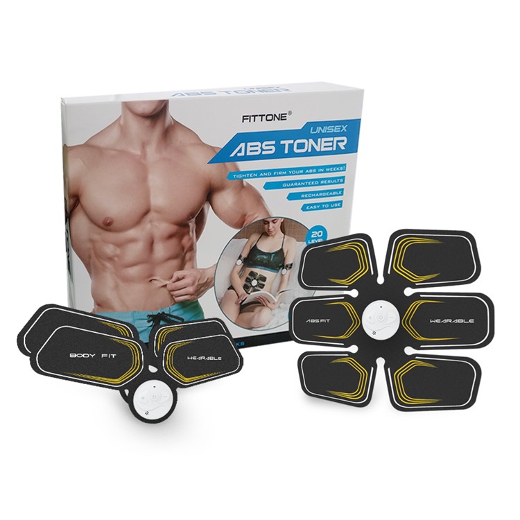 FITTONE ABS Toner EMS Abdomen Muscle Trainer Rechargeable Muscle Stimulator for Weight Loss, Fat Reduction-12