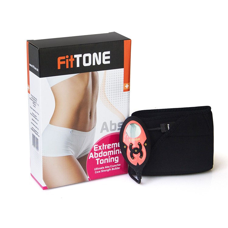 FITTONE EMS Abdômen Músculo Treinador Recarregável Toner Muscular Estimulador Cinto Para Perda De Peso, Redução De Gordura-9