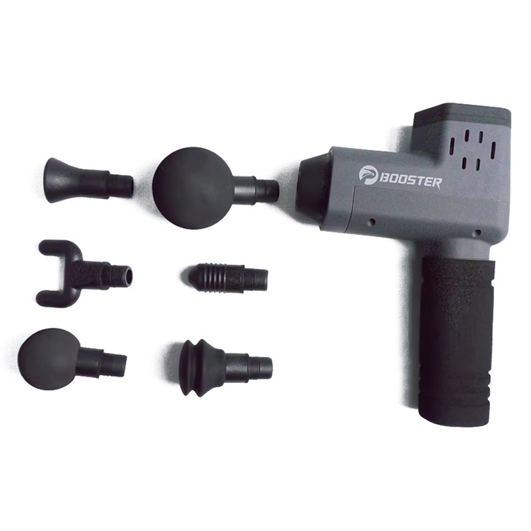 BOOSTER Thérapie Pistolet Massage Musculaire Soulagement De La Douleur De Vibration À Haute Fréquence Massager - Fiche Américaine / Noir-3
