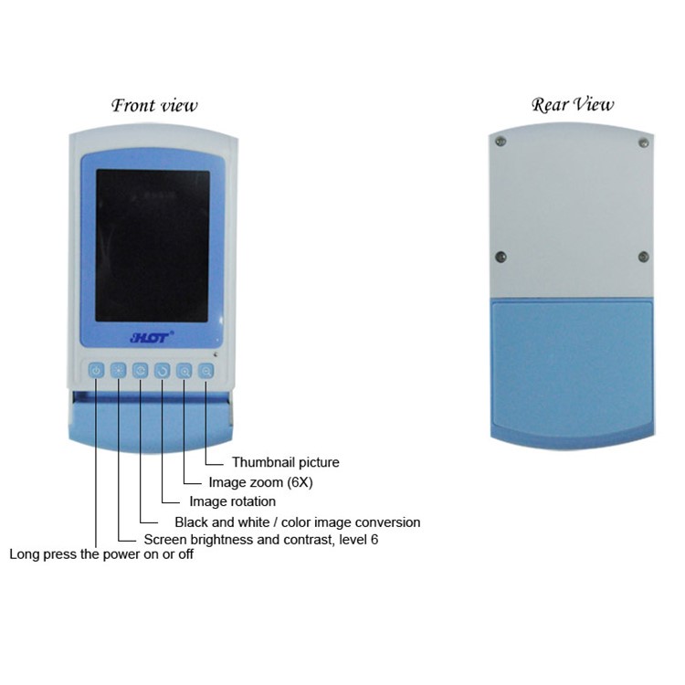 HEISSE HT-66C 3.0-Zoll TFT LCD Otoskop USB Mini Kamera Oral Detector Ohrdetektor-5