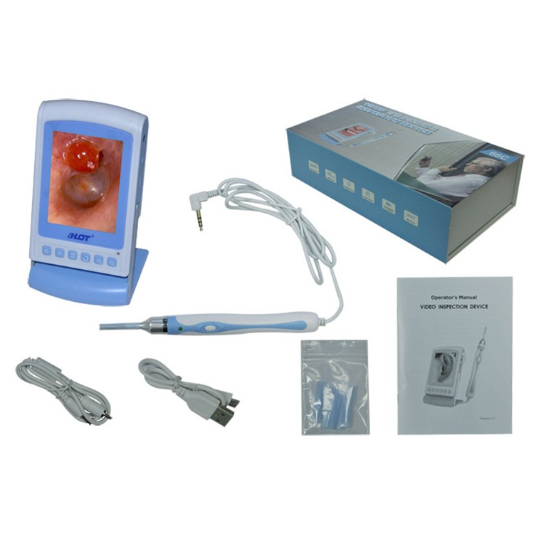 HEISSE HT-66C 3.0-Zoll TFT LCD Otoskop USB Mini Kamera Oral Detector Ohrdetektor-8
