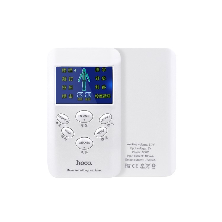 HOCO Digital Meridians and Collaterals Massager Digital Therapy Full Body Massager - White-5