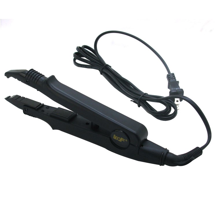 JR-611 Professional Adjustable Hair Extension Heat Fusion Connector Iron Tool - Black / EU Plug-1