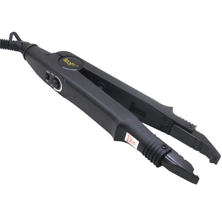 JR-611 Professional Adjustable Hair Extension Heat Fusion Connector Iron Tool - Black / EU Plug-3