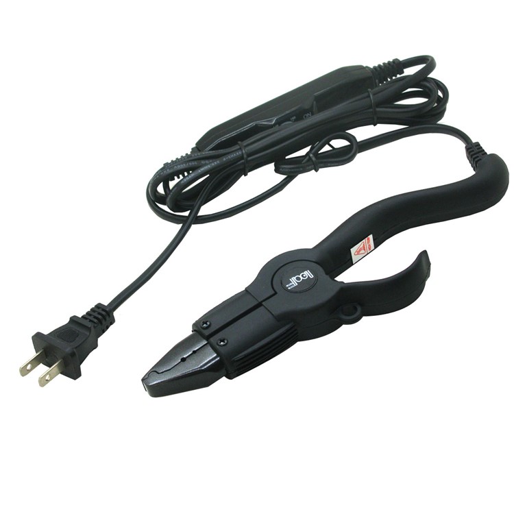 JR-608 Professional Adjustable Hair Extension Iron Tool - Black / EU Plug-1