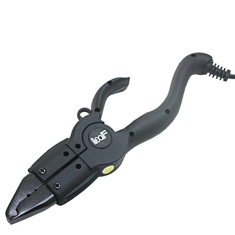 JR-608 Professional Adjustable Hair Extension Iron Tool - Black / EU Plug-2