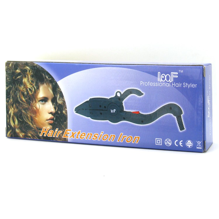 JR-608 Professional Adjustable Hair Extension Iron Tool - Black / EU Plug-6