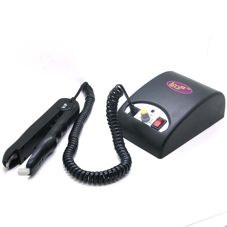 JR-888 Professional Ultrasonic Fusion Hair Extension Iron Tool - Black / AU Plug-1