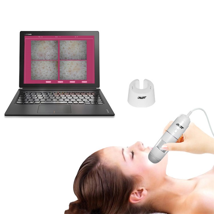 HOT HT-DS01 Machine Video Microscopy Salon Facil Tool Inspection Microscope Skin Analysis-17