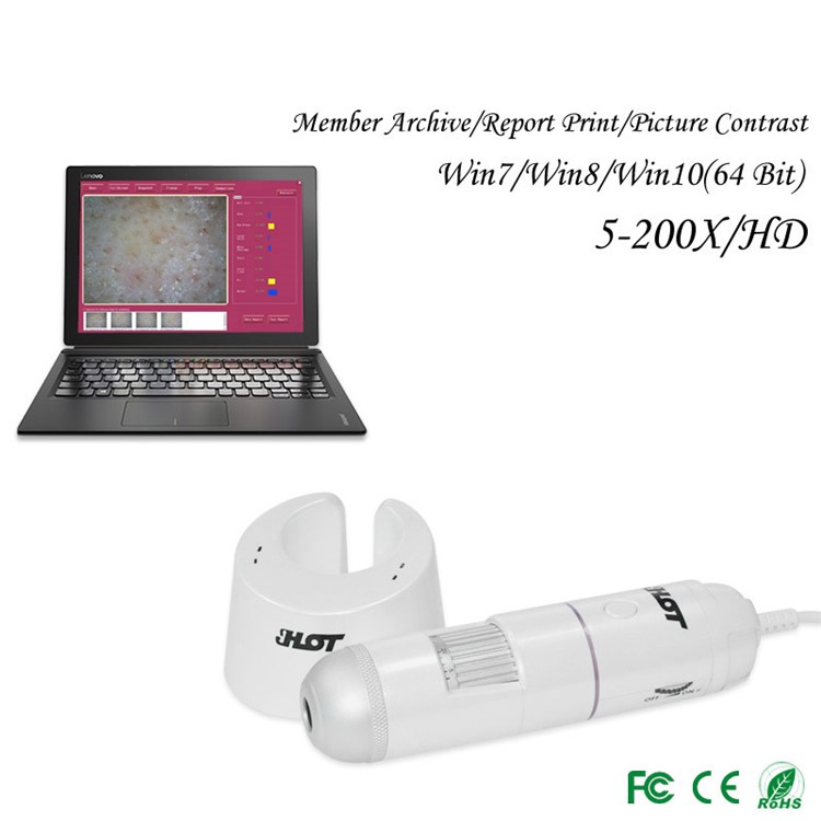 HOT HT-DS01 Machine Video Microscopy Salon Facil Tool Inspection Microscope Skin Analysis-2