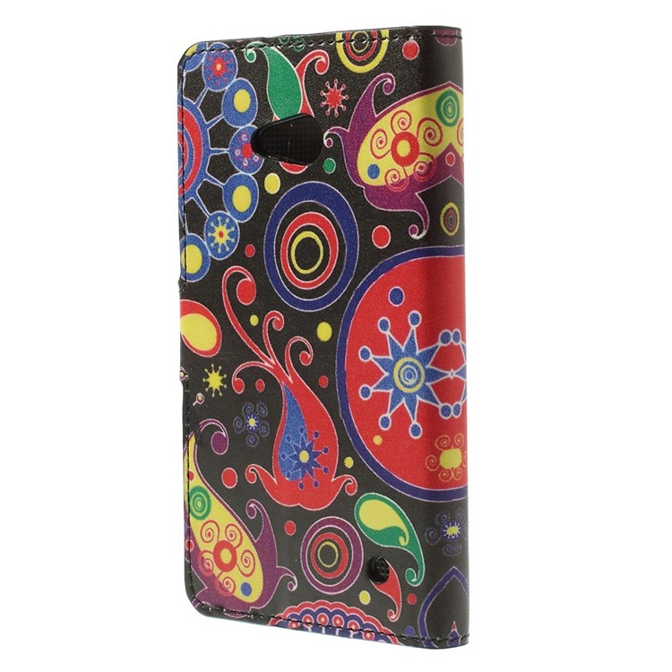 Paisley Flowers Custodia in pelle in magnesio per Microsoft Lumia 640 Dual Sim / 640 LTE-2