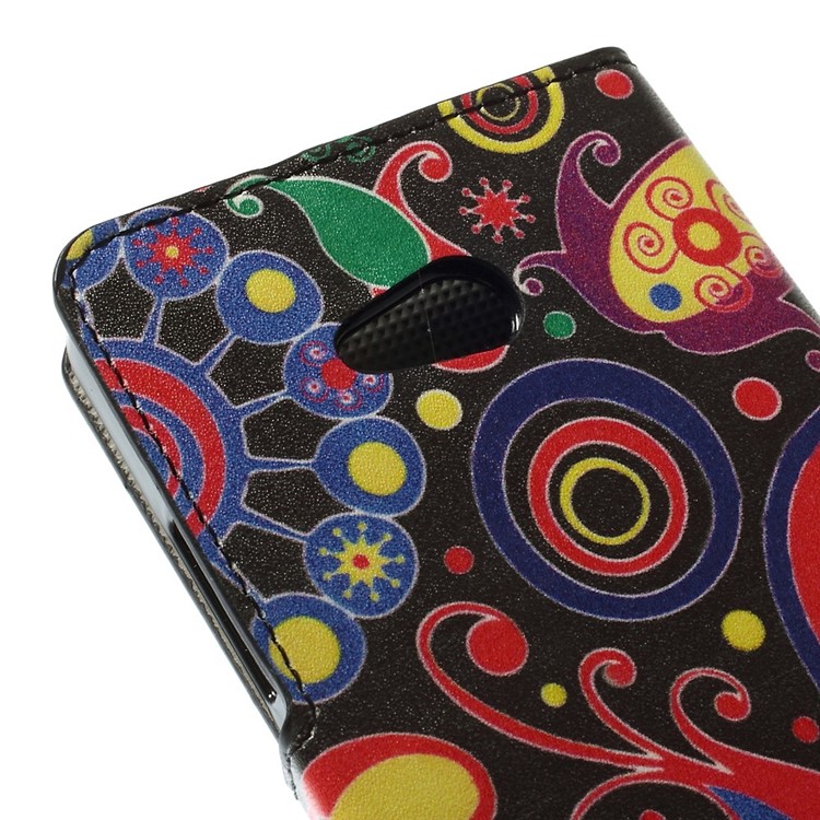 Paisley Flowers Custodia in pelle in magnesio per Microsoft Lumia 640 Dual Sim / 640 LTE-8