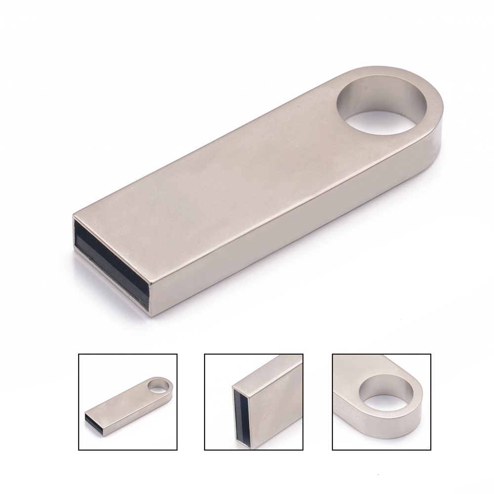 High Quality USB Flash Drive 32GB Waterproof USB Flash Drive - Silver-1