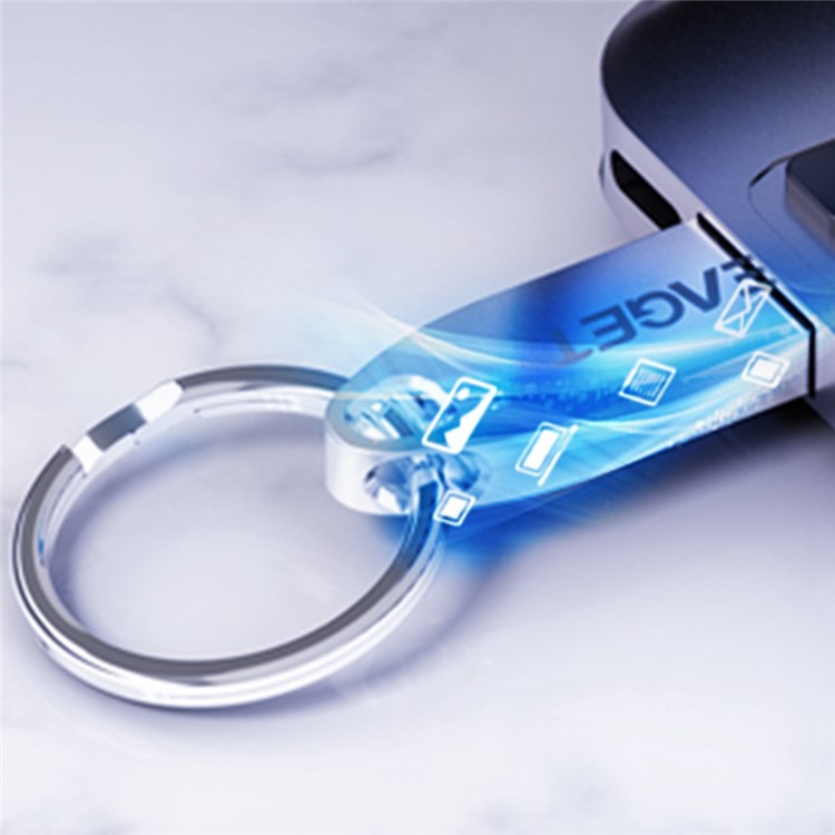 Eage U3 8G USB Flash Drive Compact Tamanho USB 2.0 Memória Stick Com Anel Suspenso Para Laptop, TV, Áudio do Carro-3
