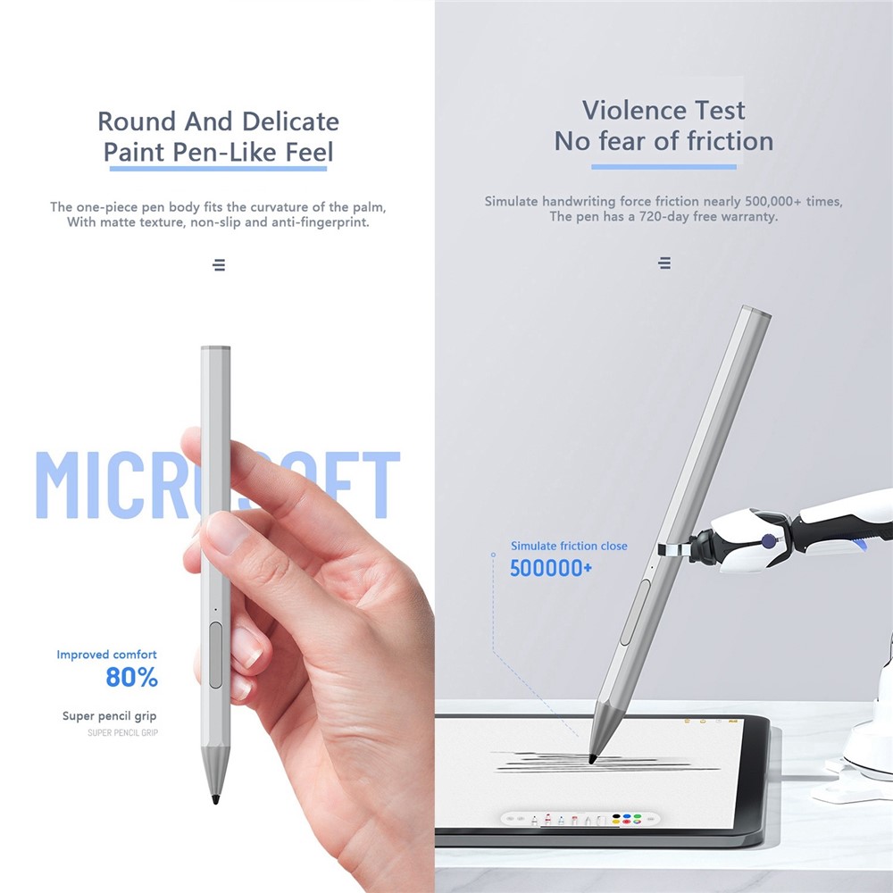 WR18 Micro USB Charging Port Laptop Stylus Pen Tilt Sensitivity 4096 Pressure Level Palm Rejection Capacitive Pen-3