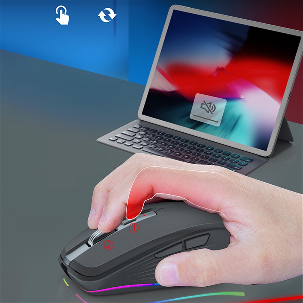 Покупайте Fmouse M303 Беспроводной Bluetooth Мыши Двойной Режим ...